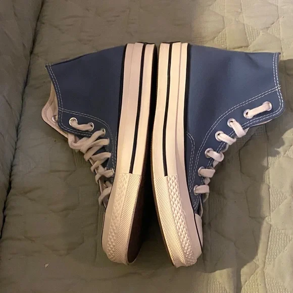 Converse Classic Blue and White High-Tops